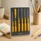 Fitto 6-Piece Bomb Headed Screwdriver Set - 6pcs Flathead Phillips Round Head Screwdrivers for Home Automotive Electronics