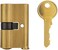 Fitto Door Lock Cylinder with 3 Keys - Euro Cylinder Barrel Lock Replacement for Wooden &amp; Metal Doors, Keyed Cylinder Security Lock