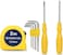 Fitto Multipurpose Tool Kit &ndash; Measuring Tape, Utility Cutter, L-Shape Hex Key (Allen) Set &amp; Screwdriver Set, Compact Portable Hand Tools