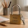 Fitto 70mm Brass Padlock Hardened Steel Shackle &ndash; Heavy Duty Weatherproof Security Padlock for Gates Doors Sheds Lockers &ndash; Includes Keys