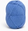 Fitto Blue Cotton Yarn for Crochet - 130 Yards Skein, Lightweight Crochet &amp; Knitting Yarn for Amigurumi, Crafts