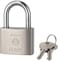 Fitto 60mm Padlock with Keys - Solid Metal Security Lock with Hardened Shackle for Gate Door Locker Shed