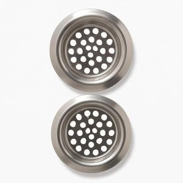 Fitto Stainless Steel Sink Strainer Universal Kitchen Sink Drain Strainer Stopper Anti-Clog Hair Catcher Basket Filter