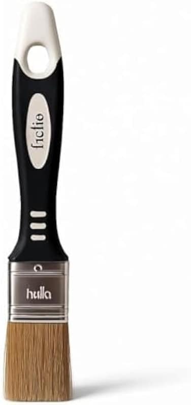 Fitto 1 Inch Paint Brush Assorted Colors - Flat Paintbrush for Acrylic, Oil, Watercolor, Crafts &amp; DIY Touch-Up