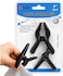 Fitto 4 Inch Plastic A-Shaped Clips Pack of 2 - 4 Inch Clothes Pegs Laundry Clips Multi-Purpose Bag Sealing Clips
