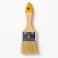 Fitto 2 Inch Paint Brush Wooden Handle, Flat Paintbrush for Trim &amp; Edges, Interior &amp; Exterior Painting, DIY House, Latex &amp; Oil Paint