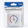 Fitto 75mm Dial Thermometer White - Analog Indoor Outdoor Room Wall Fridge Aquarium Temperature Gauge
