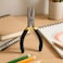 Fitto 4.5-inch Flat Nose Mini Pliers Black - Small Flat-Nose Pliers for Jewelry Making, Crafts, Electronics &amp; Wire Work