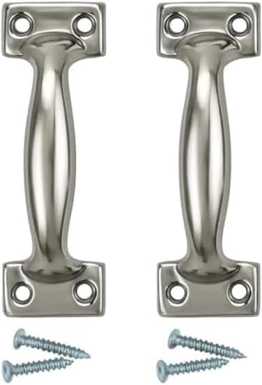 Fitto Multi-Purpose Handle with Screws Pack of 2 - Cabinet Drawer Pull, Cupboard Door Handle for Kitchen Wardrobe Furniture (2 Pack)