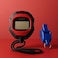 Fitto Stopwatch Timer with Whistle - Digital Sports Stopwatch with Lanyard, Lap Timer, Countdown &amp; Alarm, Water-Resistant for Coaching