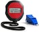 Fitto Stopwatch Timer with Whistle - Digital Sports Stopwatch with Lanyard, Lap Timer, Countdown &amp; Alarm, Water-Resistant for Coaching