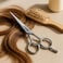Fitto Stainless Steel Haircut Scissors 15cm (6in) Barber Hair Cutting Shears Hairdressing Scissors Salon