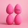 Fitto Beauty Blender Complexion Makeup Sponge 4 Pack - Foundation &amp; Concealer Blending Sponge, Latex-Free, Reusable, Wet or Dry Application