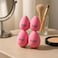 Fitto Beauty Blender Complexion Makeup Sponge 4 Pack - Foundation &amp; Concealer Blending Sponge, Latex-Free, Reusable, Wet or Dry Application