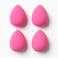 Fitto Beauty Blender Complexion Makeup Sponge 4 Pack - Foundation &amp; Concealer Blending Sponge, Latex-Free, Reusable, Wet or Dry Application