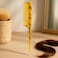 Fitto Fine Tail Comb Plastic Yellow - Rat Tail Styling Comb for Hair Sectioning, Backcombing, Teasing &amp; Styling