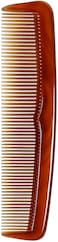 Fitto Black 12cm Rounded Teeth Plastic Hair Comb - Pocket Travel Detangling Styling Comb for Men Women Scalp-Friendly