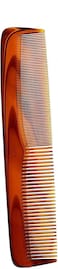 Fitto Black 12cm Rounded Teeth Plastic Hair Comb - Pocket Travel Detangling Styling Comb for Men Women Scalp-Friendly