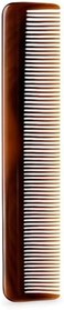 Fitto Fine Tooth Comb Brown - Narrow Tooth Hair Comb for Men & Women, Beard & Mustache Styling, Anti-Static Pocket Comb