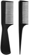 Fitto Professional Hair Styling Comb Set - 6pc Salon Comb Kit: Tail Comb, Cutting Comb, Wide-Tooth Detangling Comb, Barber Comb, Anti-Static Heat Resistant