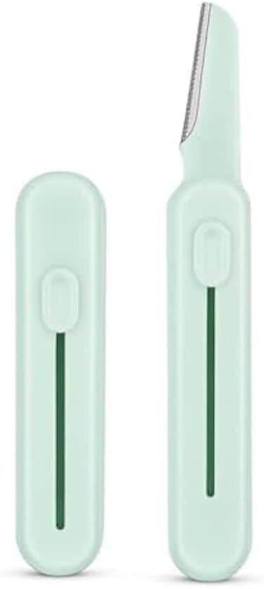 Fitto Eyebrow Razor White 15.5cm &ndash; Precision Facial Hair Remover Eyebrow Trimmer Dermaplaning Blade