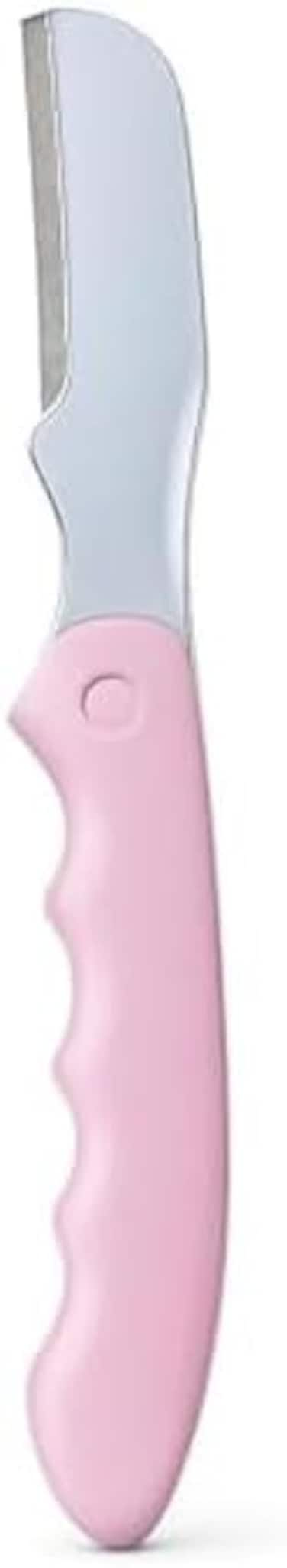 Fitto Eyebrow Razor Pink - Facial Hair Remover & Dermaplaning Tool, Precision Eyebrow Shaver for Women, Safe Face Razor & Brow Trimmer