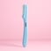 Fitto Eyebrow Razor Blue - Precision Facial Razor for Brow Shaping, Face Hair Removal, Dermaplaning, Portable Eyebrow Shaper &amp; Trimmer