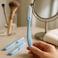 Fitto Eyebrow Razor Blue - Precision Facial Razor for Brow Shaping, Face Hair Removal, Dermaplaning, Portable Eyebrow Shaper &amp; Trimmer