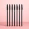 Fitto Eyelash Brush Pack of 6 Black - Spoolie Mascara Wands for Lashes &amp; Eyebrows, Makeup Spoolie Brush
