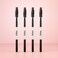Fitto Eyelash Brush Spoolie Pack of 4 Black &ndash; Mascara Wands for Lashes &amp; Brows