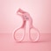 Fitto Pink Eyelash Curler - Stainless Steel Lash Curler with Replaceable Silicone Pad, Comfortable Non-Slip Handle, Portable Eyelash Curling Tool for Natural Lift