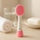 Fitto Face Cleansing Brush Pink - Facial Cleansing Brush Gentle Face Brush for Deep Cleansing &amp; Exfoliation