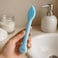 Fitto Silicone Facial Cleansing Brush - Soft Face Cleaning Brush, Blue - Waterproof Exfoliating Scrubber for Deep Pore Cleansing &amp; Makeup Removal