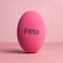 Fitto Facial Cleansing Sponge Soft Pink - Gentle Exfoliating Face Sponge for Makeup Removal & Daily Cleansing, Reusable for All Skin Types