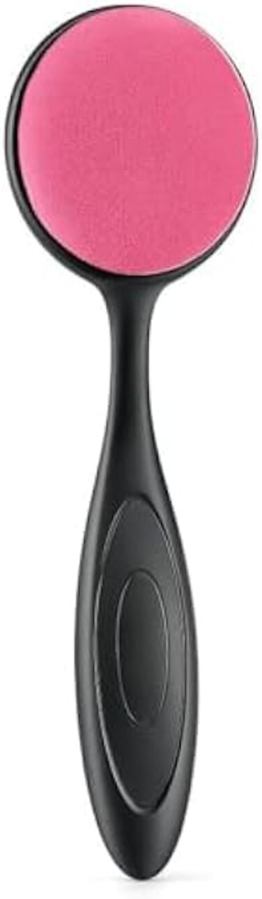 Fitto Facial Cleansing Sponge Soft Pink - Gentle Exfoliating Face Sponge for Makeup Removal & Daily Cleansing, Reusable for All Skin Types