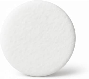 Fitto White Facial Sponge - Soft Reusable Face Cleansing & Exfoliating Sponge for Sensitive Skin, Gentle Makeup Remover