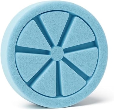 Fitto Facial Cleansing Sponge Blue Pack of 6 - Soft Reusable Face Sponges for Makeup Removal, Daily Cleansing & Gentle Exfoliation