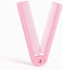 Fitto Folding Pocket Comb Pink - Compact Travel Hair Comb, Folding Detangling Comb with Wide & Fine Teeth, Portable Anti-Static Comb for Men Women