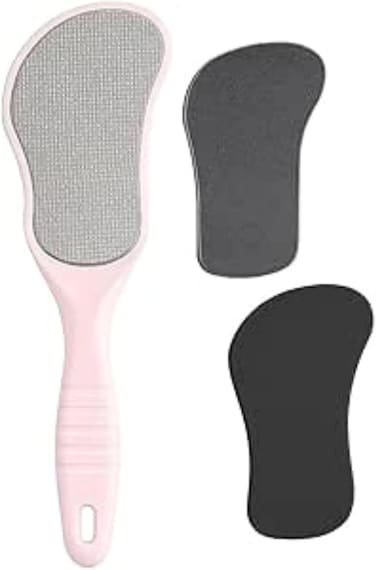 Fitto Foot File 3-Piece Set &ndash; Callus Remover Foot Filer Pumice Exfoliator Pedicure Tool