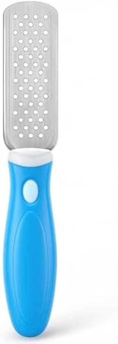 Fitto Foot File Blue - Callus Remover Pedicure Rasp for Smooth Feet, Ergonomic Non-Slip Handle, Durable Filing Surface, Washable Foot Care Tool