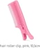 Fitto Hair Roller Clip 10.5cm Pink - Self-Grip No-Heat Hair Curler Roller Clip for Styling &amp; Volume, Velcro Hair Sectioning Clip