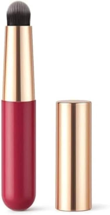 Fitto Lipstick Brush Retractable Travel Lip Brush with Synthetic Bristles for Precise Lipstick, Lip Liner &amp; Lip Gloss Application