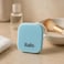 Fitto Square Makeup Sponge Blue - Foundation & Concealer Blending Sponge, Latex-Free Cosmetic Beauty Applicator