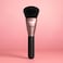 Fitto Black Makeup Brush 16cm - Travel Eyeshadow &amp; Concealer Blending Brush, Soft Synthetic Bristles for Face, Powder, Blush, Contour