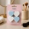 Fitto Heart Shaped Makeup Sponges Pack of 4 - Beauty Blending Cosmetic Sponges for Foundation Concealer Contour Reusable Latex-Free