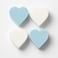 Fitto Heart Shaped Makeup Sponges Pack of 4 - Beauty Blending Cosmetic Sponges for Foundation Concealer Contour Reusable Latex-Free