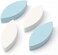 Fitto Oval Makeup Sponge 4-Pack &ndash; Soft Blending Cosmetic Sponges for Foundation, Concealer &amp; Liquid Makeup Applicator