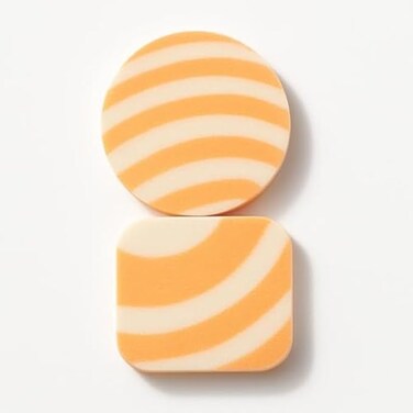 Fitto Orange Makeup Sponges Pack of 2 - Soft Makeup Blender Sponges for Foundation Concealer Cream Powder, Latex-Free Egg Shape