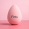 Fitto Pink Makeup Sponge 12cm - Large Beauty Blender Cosmetic Foundation Blending Sponge for Face Reusable Soft Makeup Applicator