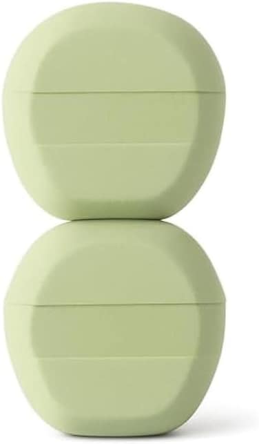 Fitto Makeup Sponge Green - Pack of 2 Beauty Blending Sponges for Foundation &amp; Concealer, Latex-Free Soft Blender for Wet or Dry Application